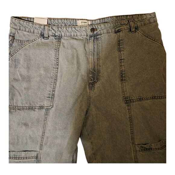 COTTON ON Utility Straight Leg Denim Jeans - Size 18 - Picture 4 of 9